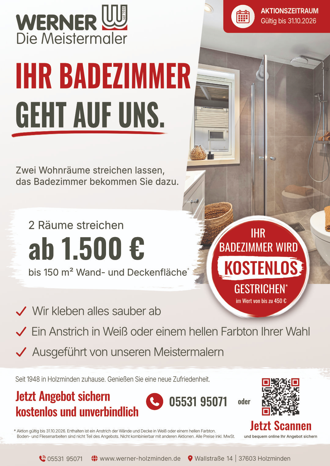 Badezimmer-Aktion 2026 – WERNER Die Meistermaler